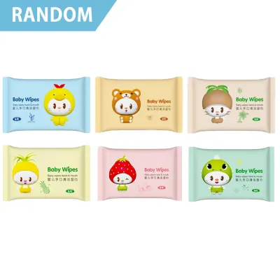 《 𝗡𝗢𝗨𝗥𝗜𝗦𝗛 𝗦𝗞𝗜𝗡 》 8pcs/pack Non Alcohol Mini Wet Wipes Baby Kids Care Pure Water Cleaning Tissue Tisu Basah Bayi 湿纸巾