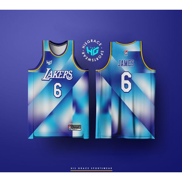 Sky blue best sale basketball jersey