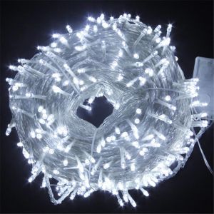 TIMSOT LED String Light Christmas Party Decor Fairy Waterproof String Light Decoration Lamp 100 LED Waterproof Holiday Lighting Decoration