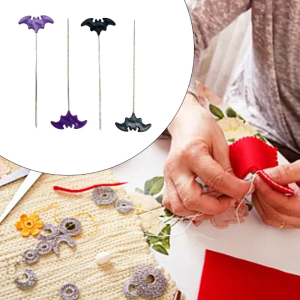 50/100pcs Sewing Pins Halloween Bat Quilting Pins for Dressmaker Craft Sewing Project Decoration Fabric Quilting