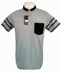 PALETTES Polo Shirt for Men tees shirts Trendy Korean Style with collar with pocket Slim Fit #7909