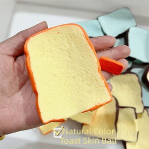GOOD STUFF Hand Relax Toast Crunchy Squishy Shapable Crispy Sound Blocks Filled Squishy Boys Girls Pinch Crispy Toast Bread Kids Adults