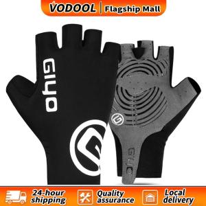 ถุงมือปั่นจักรยานครึ่งนิ้วเจลเสริมแรงระบายอากาศกันลื่นสำหรับผู้ชายและผู้หญิงในการขี่กลางแจ้ง