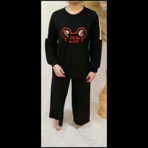 ATASAN WANITA TANGAN BALON PUFF HAND LENGAN PANJANG BAHAN KAOS BABYTERRY TEBAL