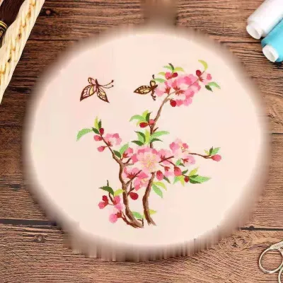 Embroidery Kit- Needlework for Beginner- Cross Stitch set/ DIY手工刺绣材料包- 中国风花鸟系列初学者绣花套件