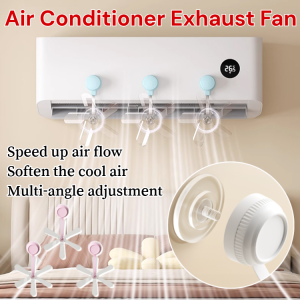 Anti Direct Blowing Air Vent Deflector Air Conditioner Exhaust Fan Wall-Mounted Air Conditioning Windproof Sparing Fan