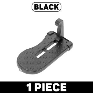 Multifunction Car Roof Rack Step Foldable Car Door Step Latch Hook Auto Auxiliary Foot Pedal Aluminium Alloy Safety Hammer for Windows Car Escape Tool