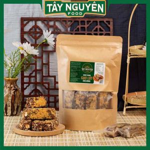 Thanh gạo lứt không đường rong biển/chà bông Tây Nguyên Food - Việt Nam bịch 200g