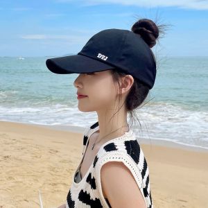 PVN63451 Nón mũ lưỡi trai cotton hở chóp thể thao hở nửa đầu phong cách thời trang
