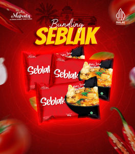 MARENTA [ 3 PCS ] Paket Seblak Bandung Instan Komplit (85gr) - Makanan pedas gurih mie