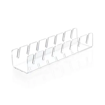 Acrylic Hat Display Stand for Baseball Caps No Install 7-Holes Hat Holder Rack Space Saving Durable Hat Storage Organizer Dresser