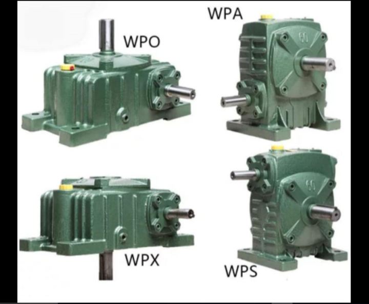 gear reducer, wps speed reducer, electric motor reducer, gear speed reducer, WPS Model, WPA Model, WPX Model, WPDA Model, WPO Model, Size 40, Size 60, Size 100, Speed Ratio 1:30, 1:60, motor engine gear reducer