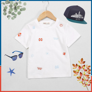 [Cao Cấp Cực Đẹp] Áo Thun Bé Trai Size Đại 24kg-45kg Thun Cotton Co Giãn 4 Chiều Mềm Mịn Hút Mồ Hôi Tốt.1691