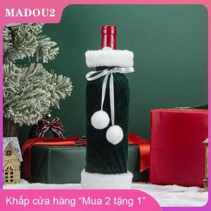 [COD] MADOU2 Rượu vang giáng sinh túi chai rượu vang túi quà tặng tái sử dụng chai rượu vang bao gồm cho Xmas giáng sinh đám cưới sinh nhật kỳ nghỉ bên trang trí nội thất