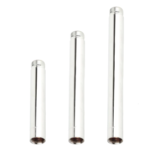 Shower Rod Extender 1/2inch Threaded Stainless steels Bathroom Shower Pipe Extension Shower Extension Arm Easy to Use