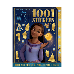 Disney Wish 1001 Stickers Book With Activities Colouring Giant Wall & Foil Stickers For Kids