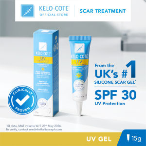 Kelo-Cote UV Scar Gel – Medical-Grade Silicone Scar Treatment with SPF30 | Prevents & Treats Keloids Raised Scars