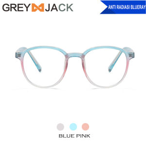 Grey Jack Kacamata Anti Radiasi Blueray Bisa Minus Tr90 Colourfull Ringan Trendy New Fashion Wanita Dewasa Terbaru 9072