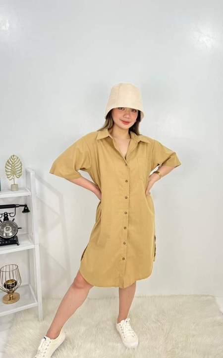 Oversized 2025 polo dress