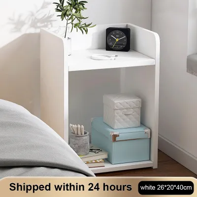 KEKEE 3 Tier Bedside Cabinet With Drawer Bedroom Office File Cabinet With Lock Drawer Storage Side Cabinet Meja Tepi Sisi Kecil Katil Almari 文件柜/床头柜