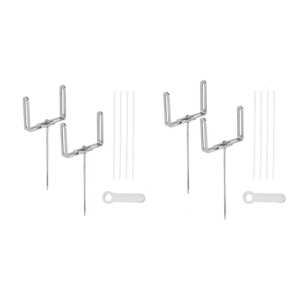 2Pcs Adjustable Gutter Extension Bracket Outdoor Rain Gutter Stake Extension Support RustProof Anchors For Pipe Support