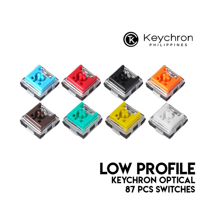 Low Profile Keychron Optical Switch Set - 87 Pcs