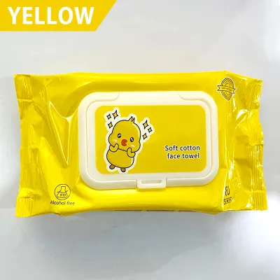 《 𝗡𝗢𝗡-𝗔𝗟𝗖𝗢𝗛𝗢𝗟 》Portable 80 Pcs Baby Wet Tissue Baby Soft Wet Wipes Anti Bacterial Fragrance Free Tisu Basah Bayi 婴儿湿纸巾