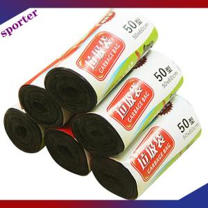 Sporter 1Rolls 50x60cm Garbage Bags Single Color Thick Convenient Environmental Plastic Trash Bags Disposable Plastic Bag Black Garbage