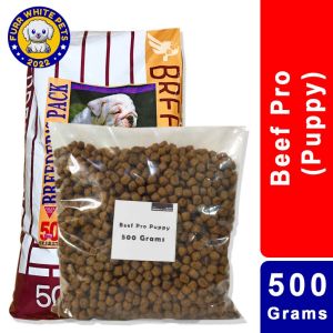 Beef Pro Puppy Dog Food (500Grams/Repacked) by FurrWhitePetsShop