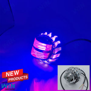 Lampu Projie U26R Rainbow Besar 2.5 Inch 1 Sinar Angel Bulat/Tornado Universal/Projie daymaker