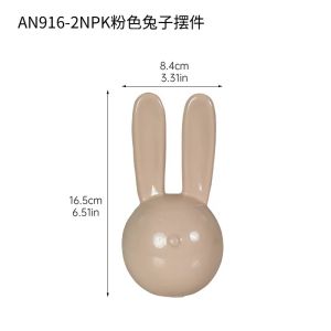 Dnnni Cute animal ornaments Ceramic decorations Desktop Childrens room Home Foyer Wine cabinet TV cabinet Bookshelf