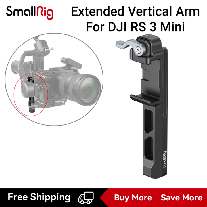 Small Rig Vertical Rig SmallRig Stabilizer Extended Vertical Arm Mount Plate for DJI RS 3 Mini ...