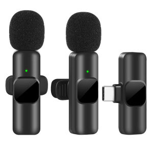 Bộ Micro Mic Type C Thu Ghi Âm Không Dây Cài Áo Chống Ồn Livestream Quay Video Vlog Giảng Dạy Phát Trực Tiếp