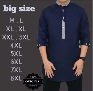 Baju koko kurta jumbo RAMADHAN 2025 Pria/Baju kurta Pria/kurta pakistanJUMBO 10XL