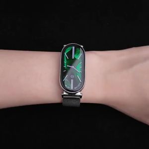 [ｈｏｔ] Suitable for Mi Band 10/9/8 Universal metal wristband connector stainless steel Milan pendant necklace