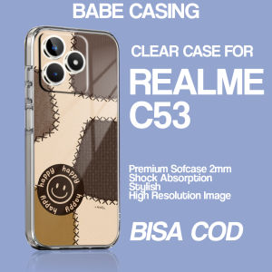 Case Realme C53 nfc Terbaru 2023 mewah clear casing Kesing Softcase Bening Babe Casing