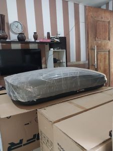 Promo paket roofbox dan crossbar jepit body mobil ekonomis