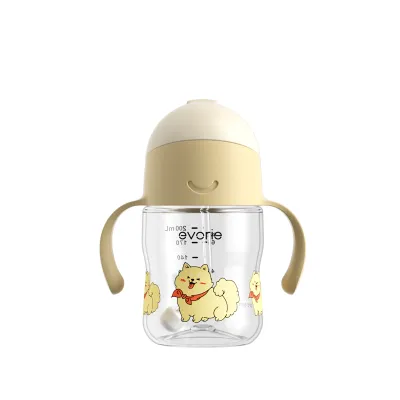 Evorie Tritan Sippy Cup 200mL Award Winning Straw Training Toddler Water Bottle 360 Silicone Straw
