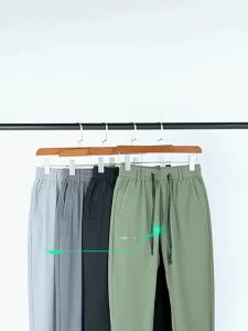Mens Ultra Thin Ice Silk Casual Pants Summer Quick Dry Sports Pants Elastic Lightweight and Airy Trousers㏇0704