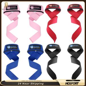 【HOSPORT】4 Pairs Gym Workout Strap Non Slip Fitness Wrist Belt Protective Wrist Support Strap for Strength Training