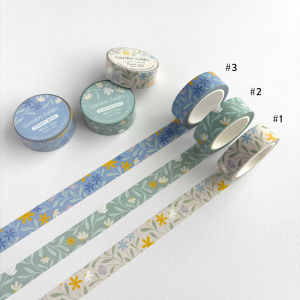 Papercranes Washi Tape Illustrated | Decorative Journal Scrapbook Bujo Floral Cute Animal Tape Stationery Gift SG
