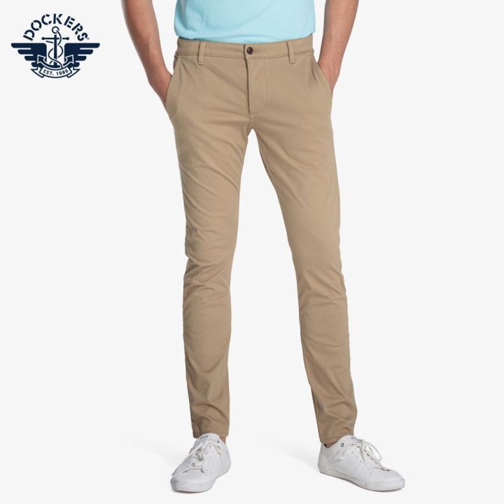 Dockers Skinny Fit Alpha Khaki Supreme Flex Pants Brown (59373