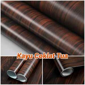 🔥🔥 BIG SALE 🔥🔥 Wallpaper dinding Motif kayu elegan Eksklusif Premium wallpaper dinding kamar tid