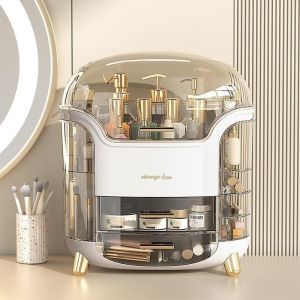 Hicus cosmetics storage dust-proof home dormitory large capacity dressing table skin care product storage