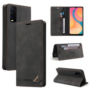 Case For Vivo Y12A Y12S Y20G Y20S G Y20T Y20A Y20i Y20 2021 Y11 Business Leather Wallet Card Slots Flip Cover Casing