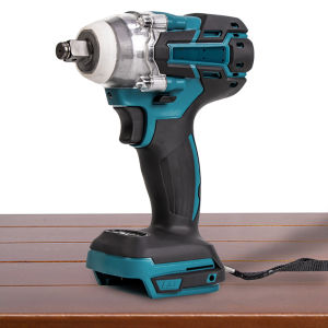 ประแจผลกระทบไฟฟ้าชาร์จไร้สายประแจ 1/2 ซ็อกเก็ตไร้สายแบตเตอรี่ลิเธียมเจาะสำหรับ Makita 18V-21V แบตเตอรี่