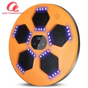 【New Arrival】LED Electronic Music Boxing Machine Wall Mounted Music Boxing Machine Music Boxer Target Boxing Pad for Children Adults