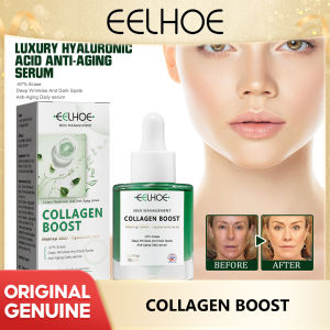 Eelhoe Hyaluronic Acid Anti Wrinkle Essence Reduces Fine Lines Moisturizes Brightens And Tightens Facial Skin Collagen Boost Serum Anti Aging Facial Lifting Fade Fine Line Moisturizing Hyaluronic Acid Facial Essence Wrinkle Remover Serum
