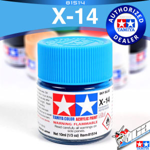 🌈 TAMIYA 81514 X-14 SKY BLUE ACRYLIC MINI 10ML PLASTIC MODEL HOBBY ACTION FIGURE TOY PAINT VCA GUNDAM SINGAPORE