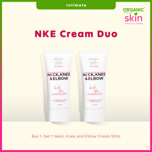 Organic Skin Japan Neck Knee & Elbow Lightening Cream 50ml Whitening Cream Set of 2